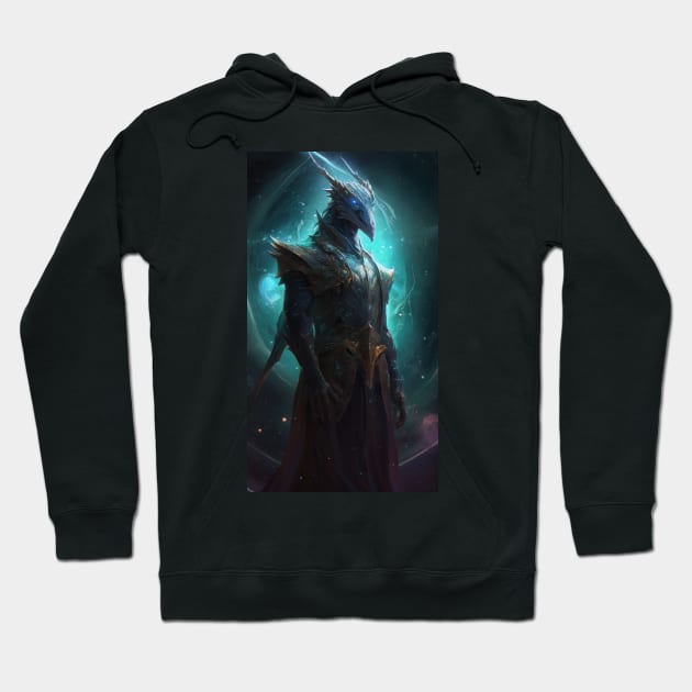 Cosmic Dragonborn Hoodie by natural-20s